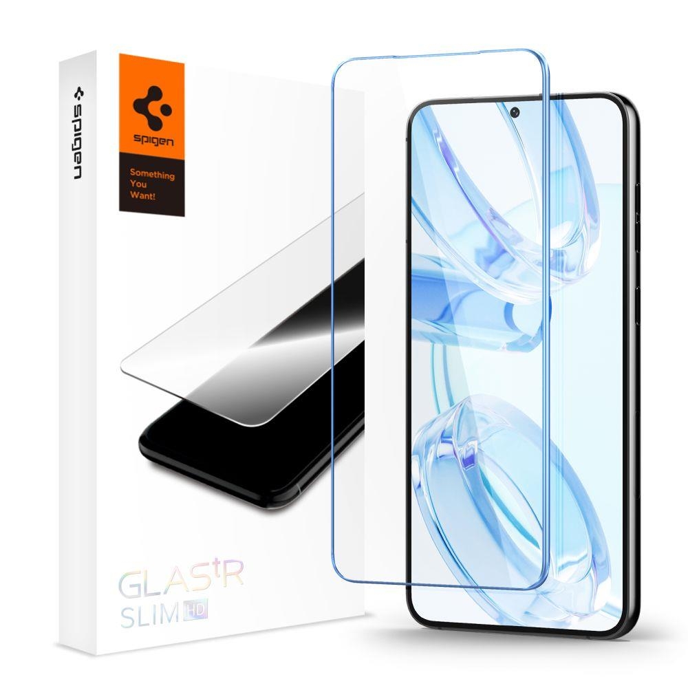 Защитное стекло SPIGEN для Galaxy S23 - GLAS.tR Slim HD - 1 шт - Прозрачный  - AGL05961. Заходите!