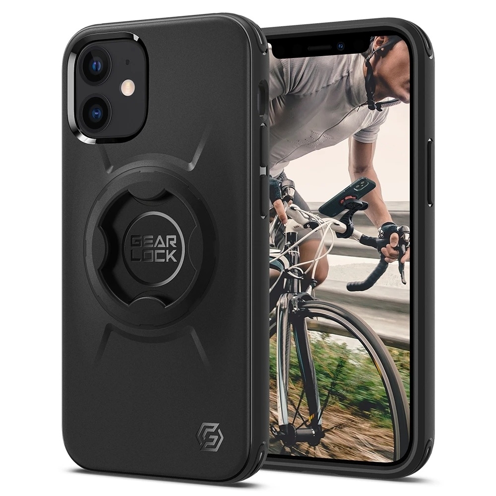 Спортивный чехол SPIGEN для iPhone 12 Mini - Bike Mount GCF132 - Чёрный -  ACS01589. Заходите!