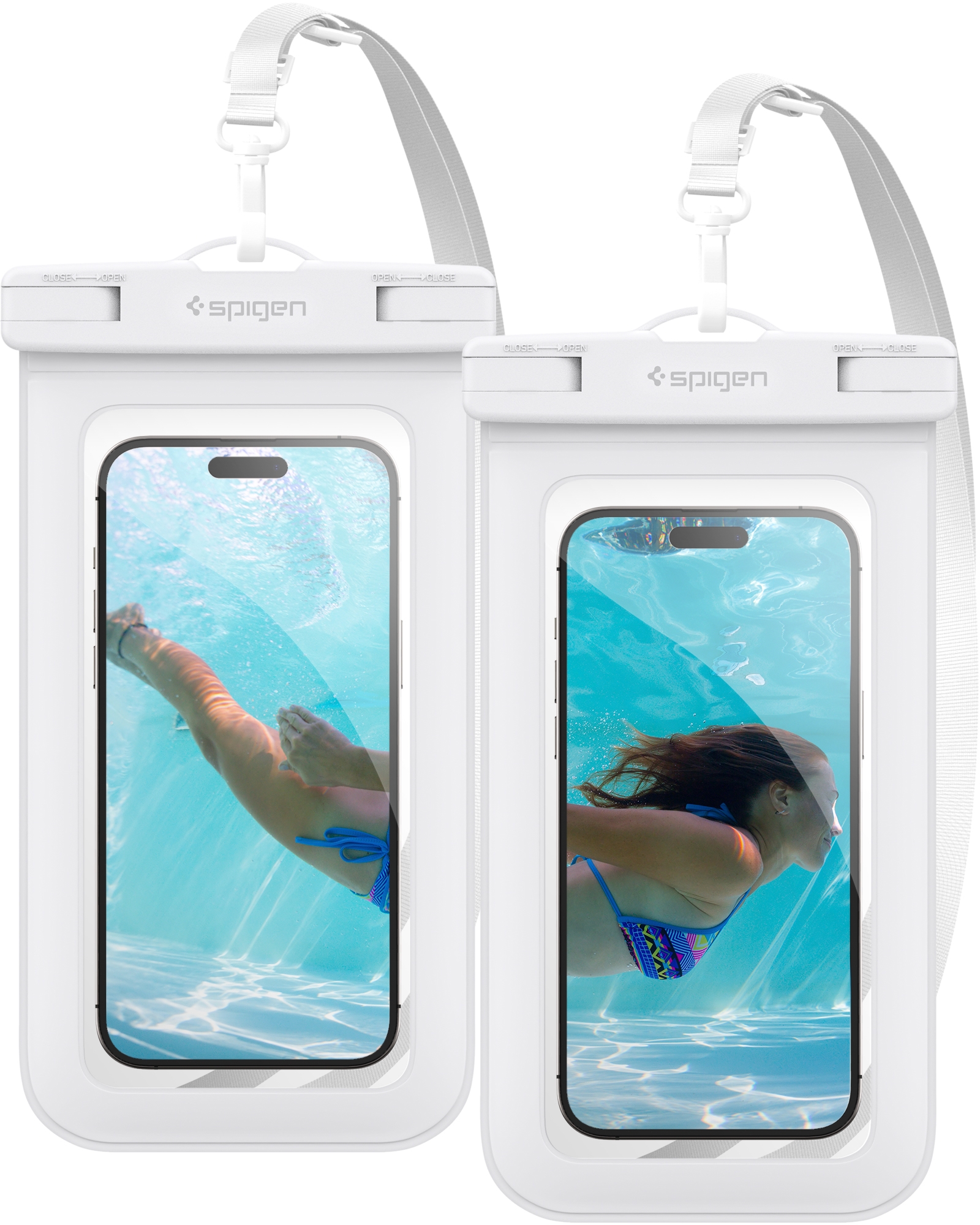 Водонепроницаемый чехол SPIGEN - Aqua Shield WaterProof A601 - Белый - 2 шт  - ACS06013. Заходите!