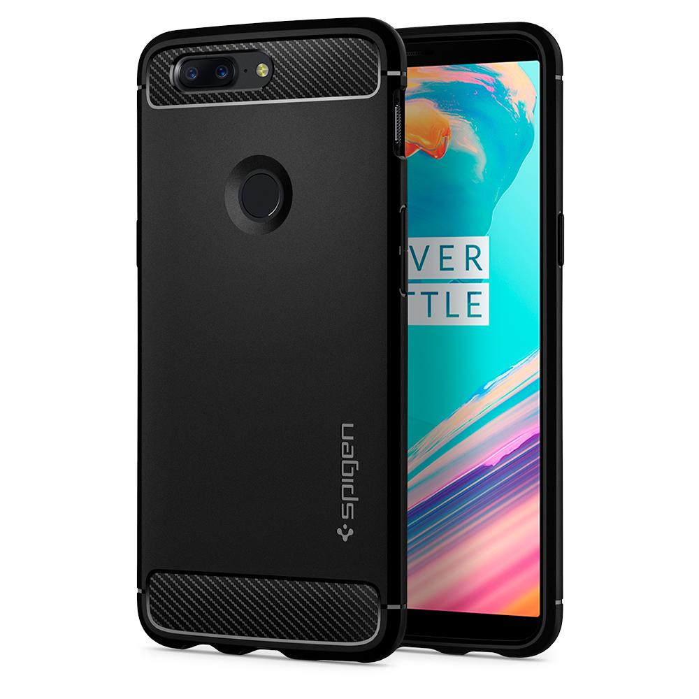 Прочный чехол Spigen для OnePlus 5T Rugged Armor Черный