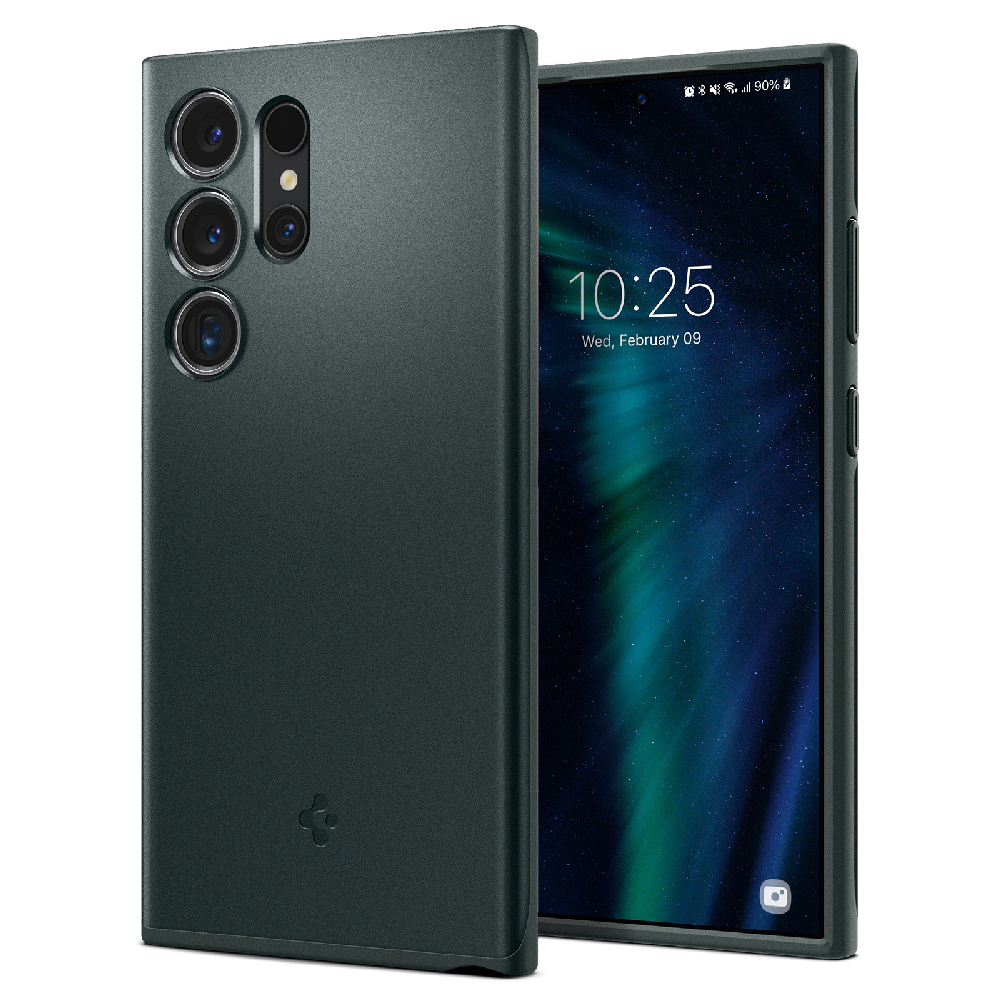 ЧехолSpigenдляGalaxyS24Ultra-ThinFit-Зеленый-ACS07282