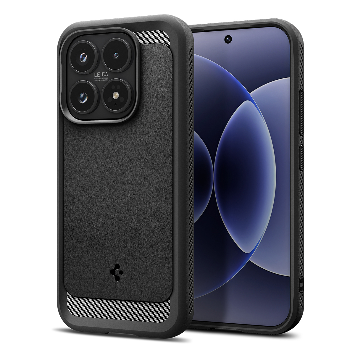 ЧехолSpigenдляXiaomi17-RuggedArmor-Черный-ACS10458